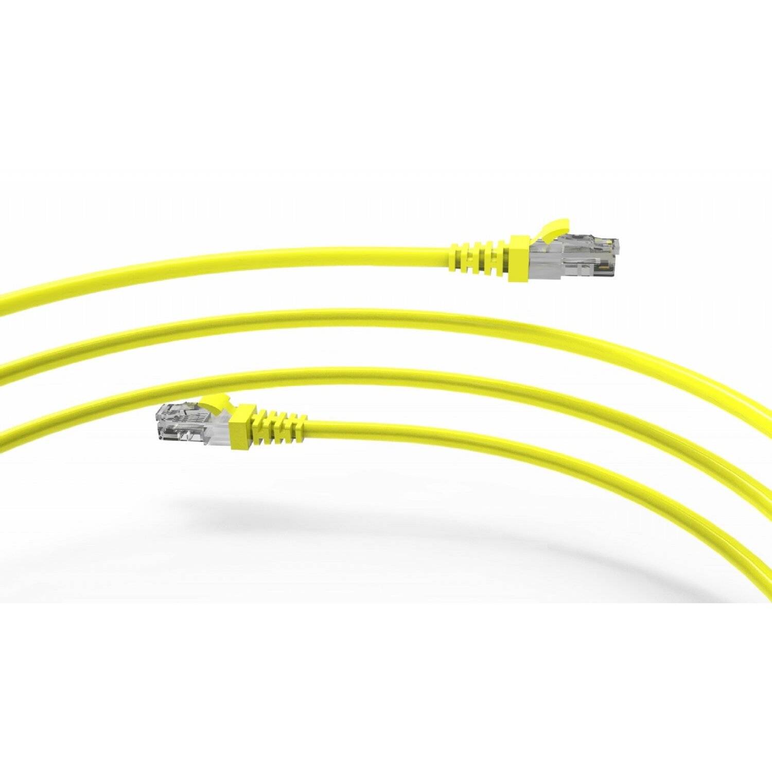 Inca ICAT6-01TS RJ45 Cat6 UTP Netzwerkkabel Ethernetkabel LAN-Kabel Gelb 1 Meter