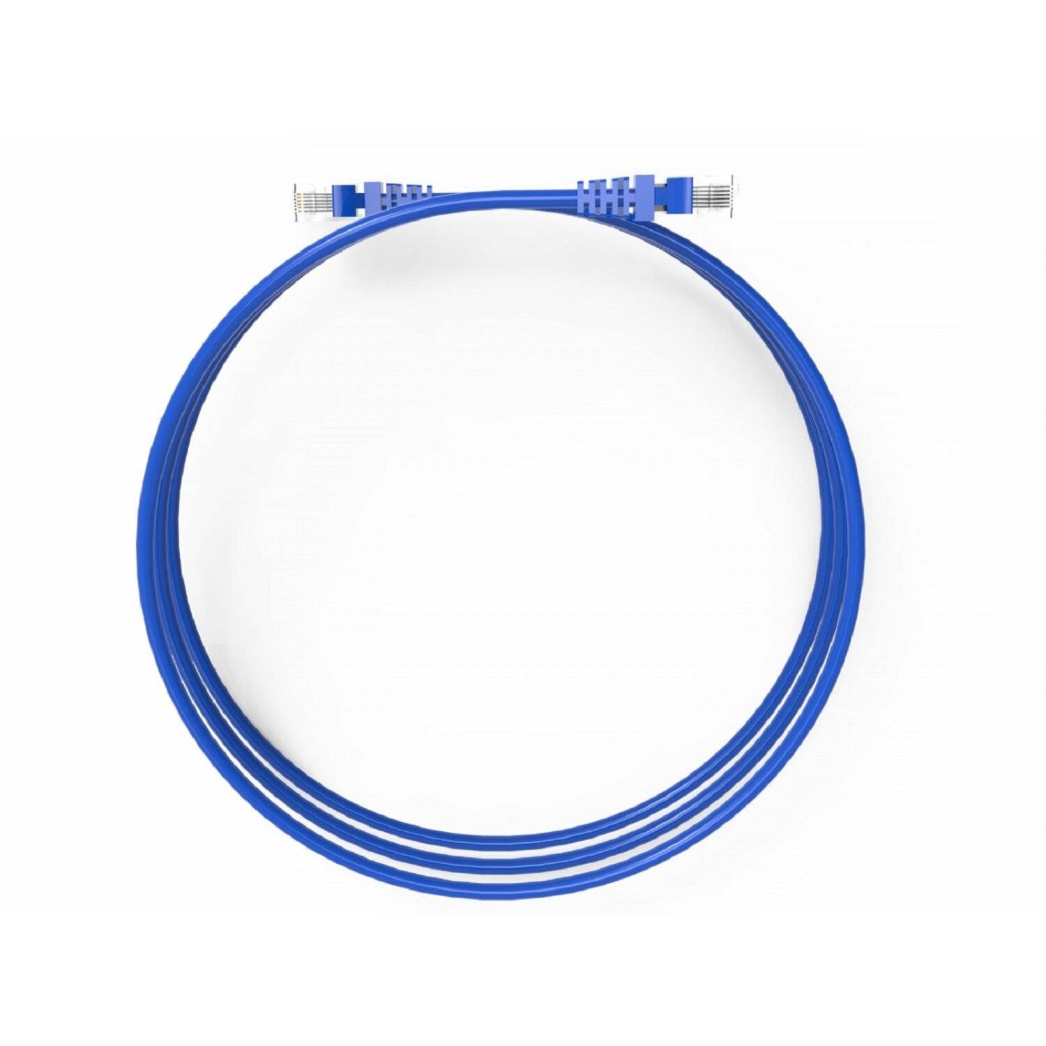 Inca ICAT6-02TM RJ45 Cat6 UTP Netzwerkkabel Ethernetkabel LAN-Kabel Blau 2 Meter