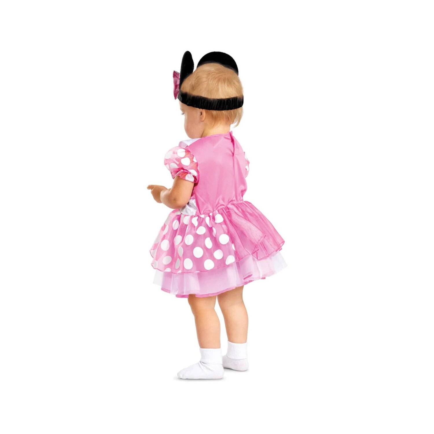 Disney Minnie Mouse Klassisches Kostüm Kleid & Stirnband 6-12 Monate