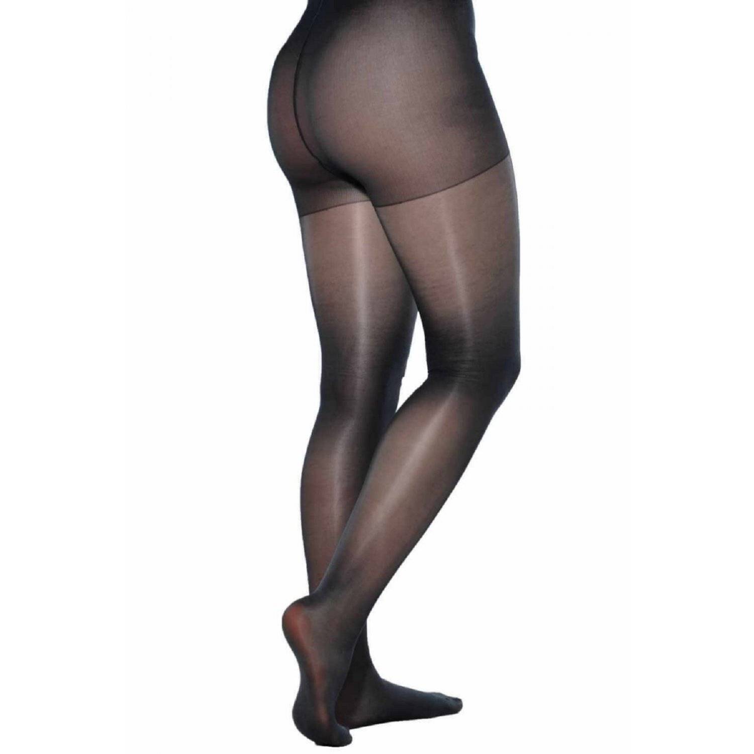 Aurellie Strümpfe Elegante Strumpfhose 20 DEN Tights für jedes Outfit Schwarz 2XL