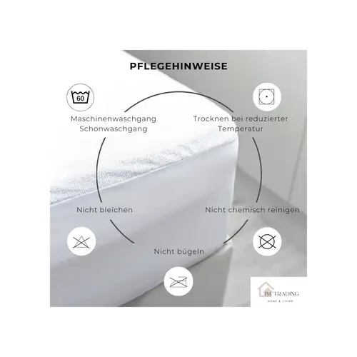 Wasserdichte Matratzenschoner 120x200cm mit + 25 cm Rundumgummizug Matratzenauflage Inkontinenzunterlage Nässeschutz Wasserdichte Matratzenschoner 120x200cm mit + 25 cm Rundumgummizug Matratzenauflage Inkontinenzunterlage Nässeschutz