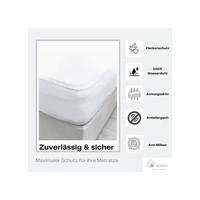 Wasserdichte Matratzenschoner 120x200cm mit + 25 cm Rundumgummizug Matratzenauflage Inkontinenzunterlage Nässeschutz Wasserdichte Matratzenschoner 120x200cm mit + 25 cm Rundumgummizug Matratzenauflage Inkontinenzunterlage Nässeschutz
