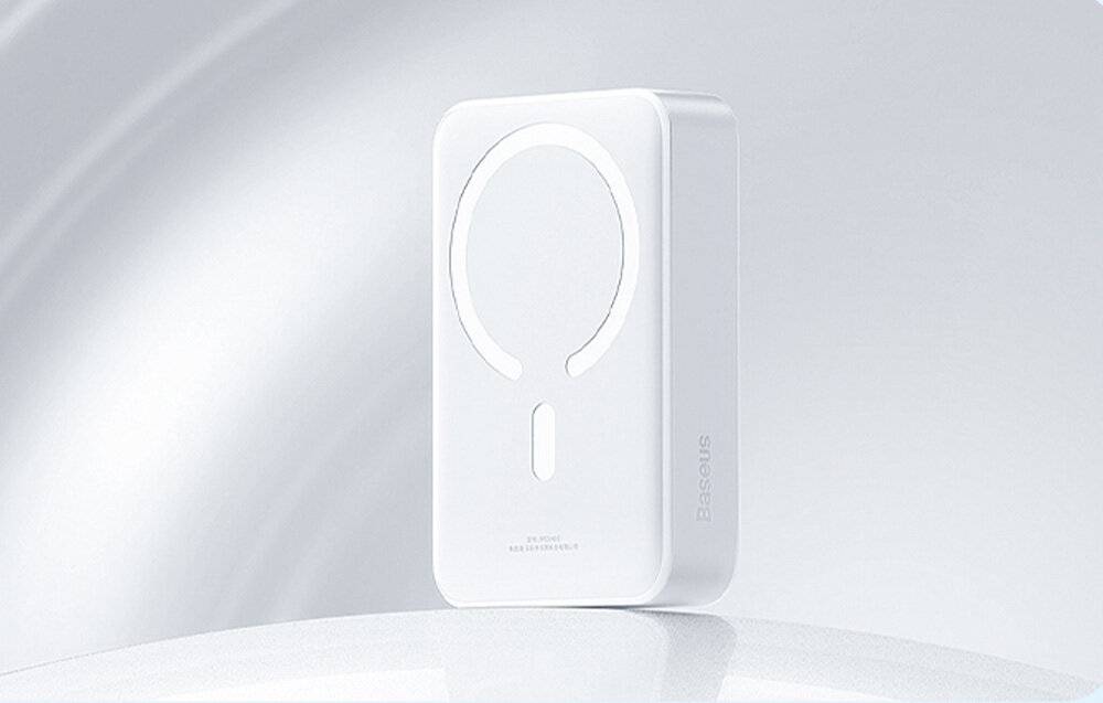 Powerbank Baseus Magnetic Mini 20000mAh, USB-C 20W MagSafe (weiß)