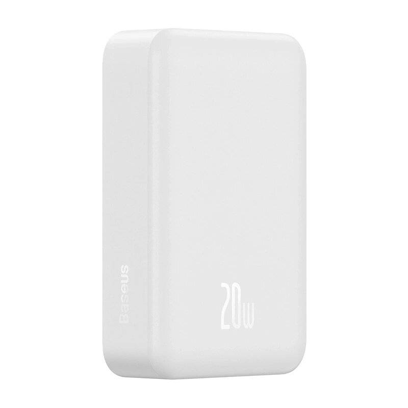 Powerbank Baseus Magnetic Mini 20000mAh, USB-C 20W MagSafe (weiß)