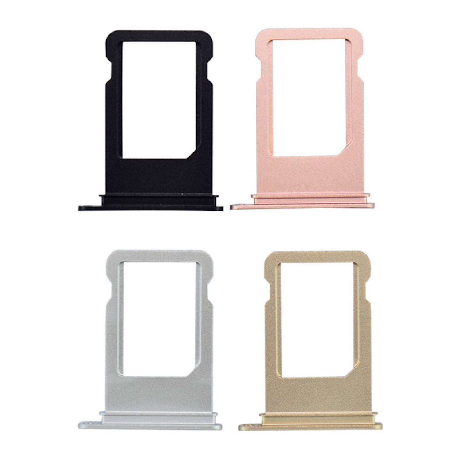 Für Apple iPhone 7 & 7 Plus Silber Sim Karten Halter Adapter Ersatz