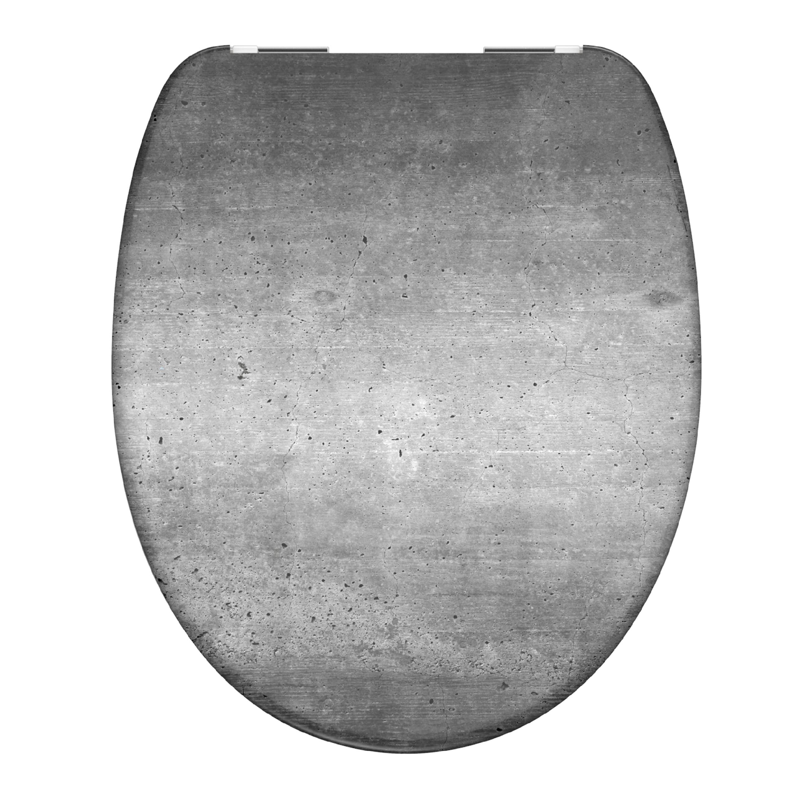 Duroplast WC-Sitz INDUSTRIAL GREY, mit Absenkautomatik