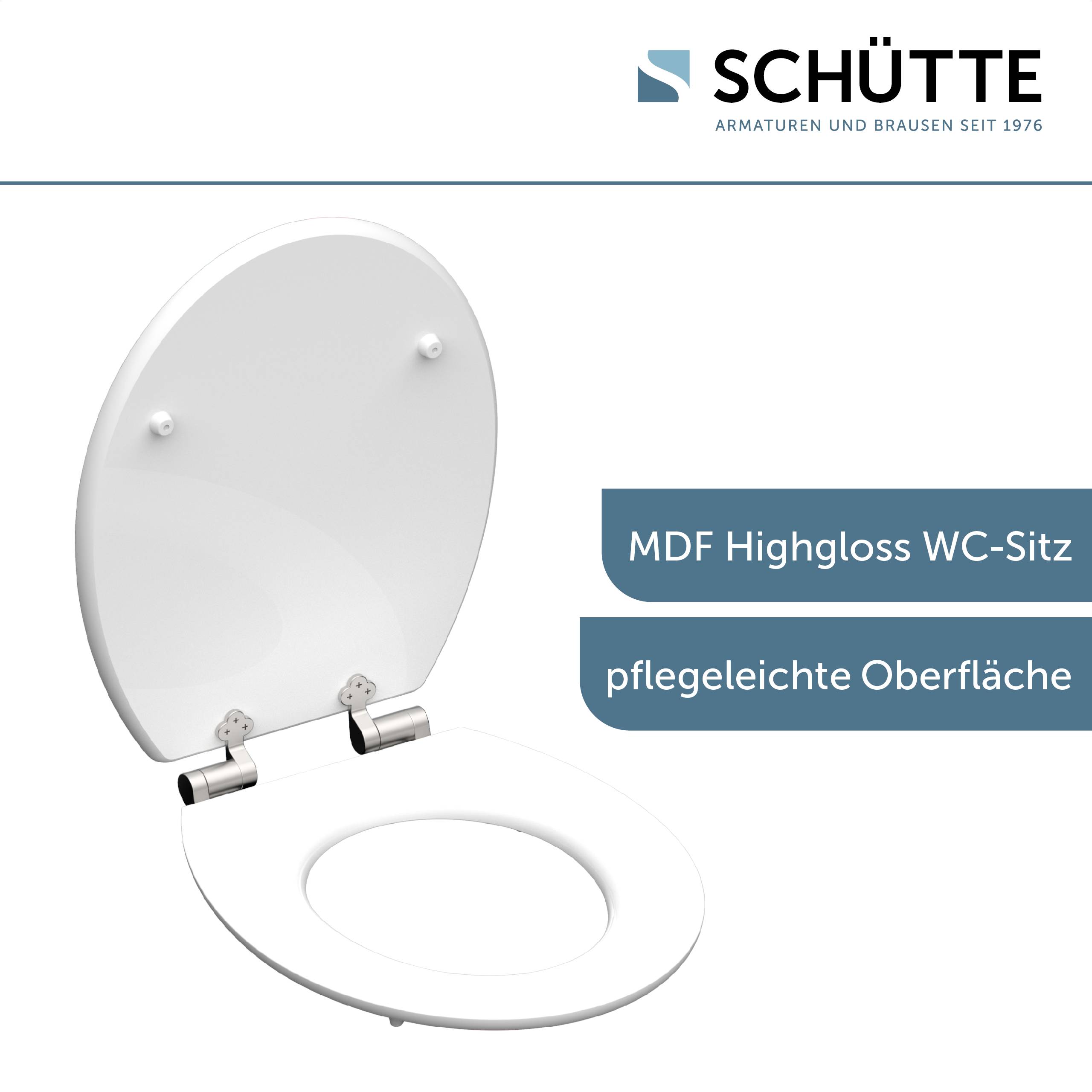 MDF HG WC-Sitz FLOWERS AND WOOD, mit Absenkautomatik