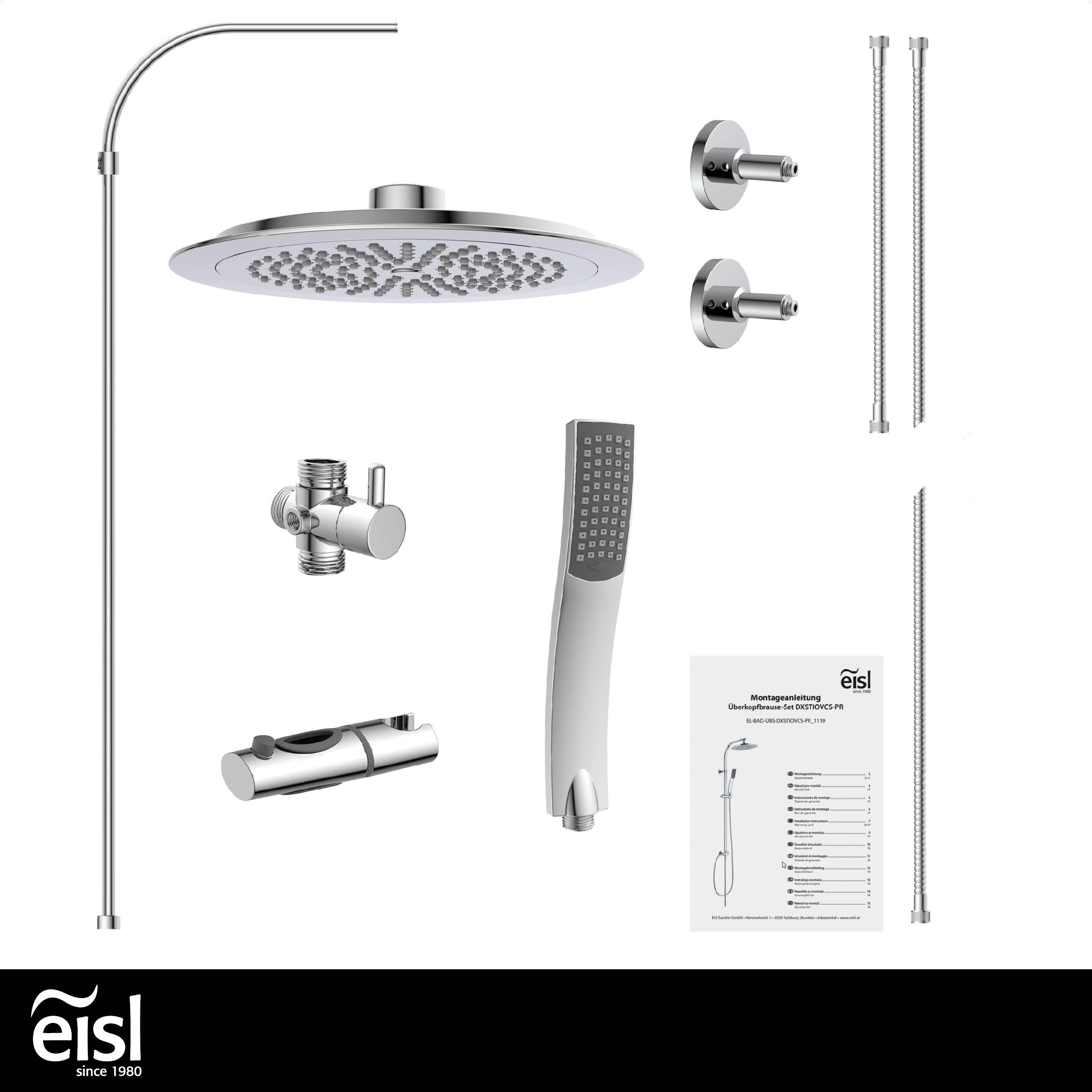 STILOVAL Überkopfbrause-Set, Chrom