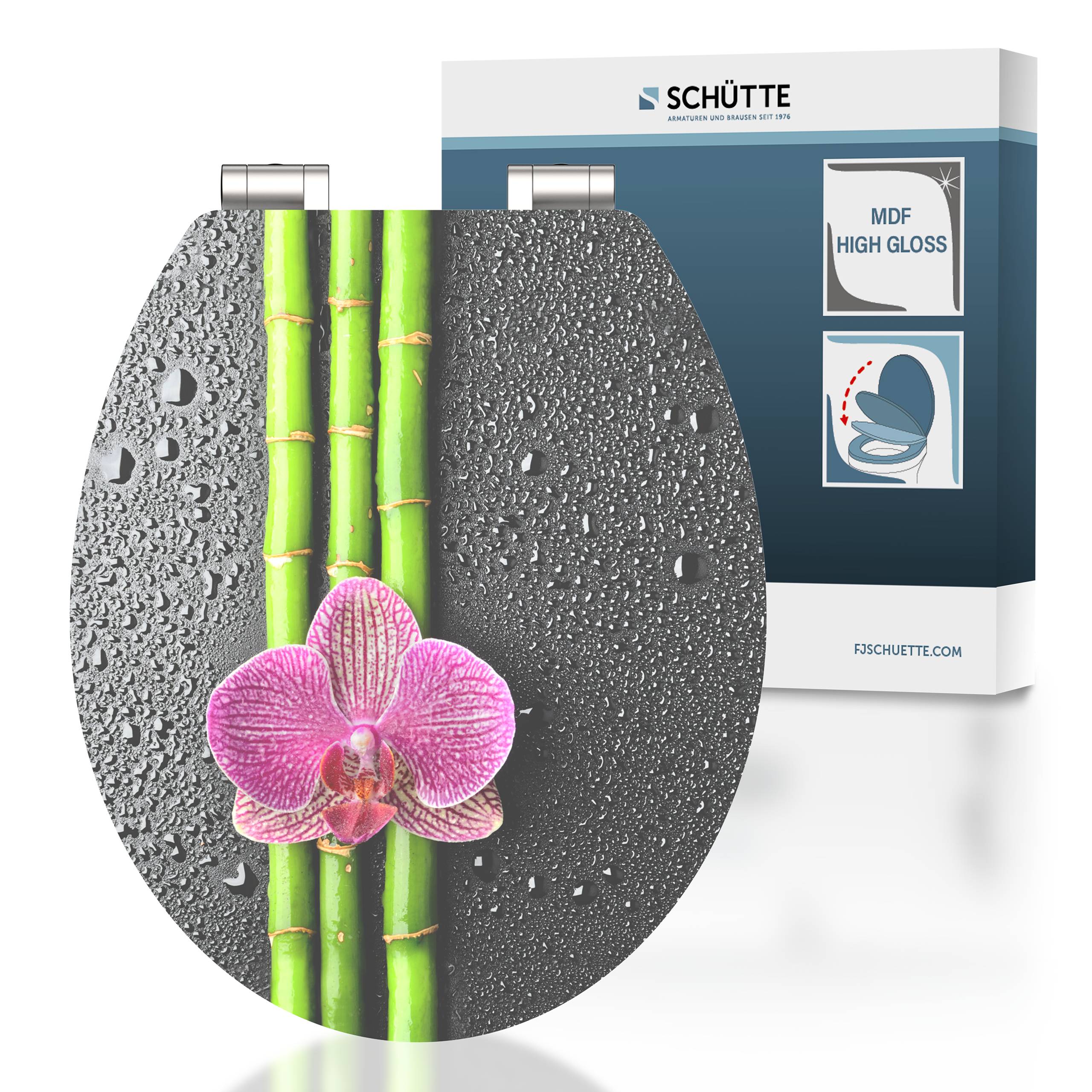 MDF HG WC-Sitz ASIA, mit Absenkautomatik