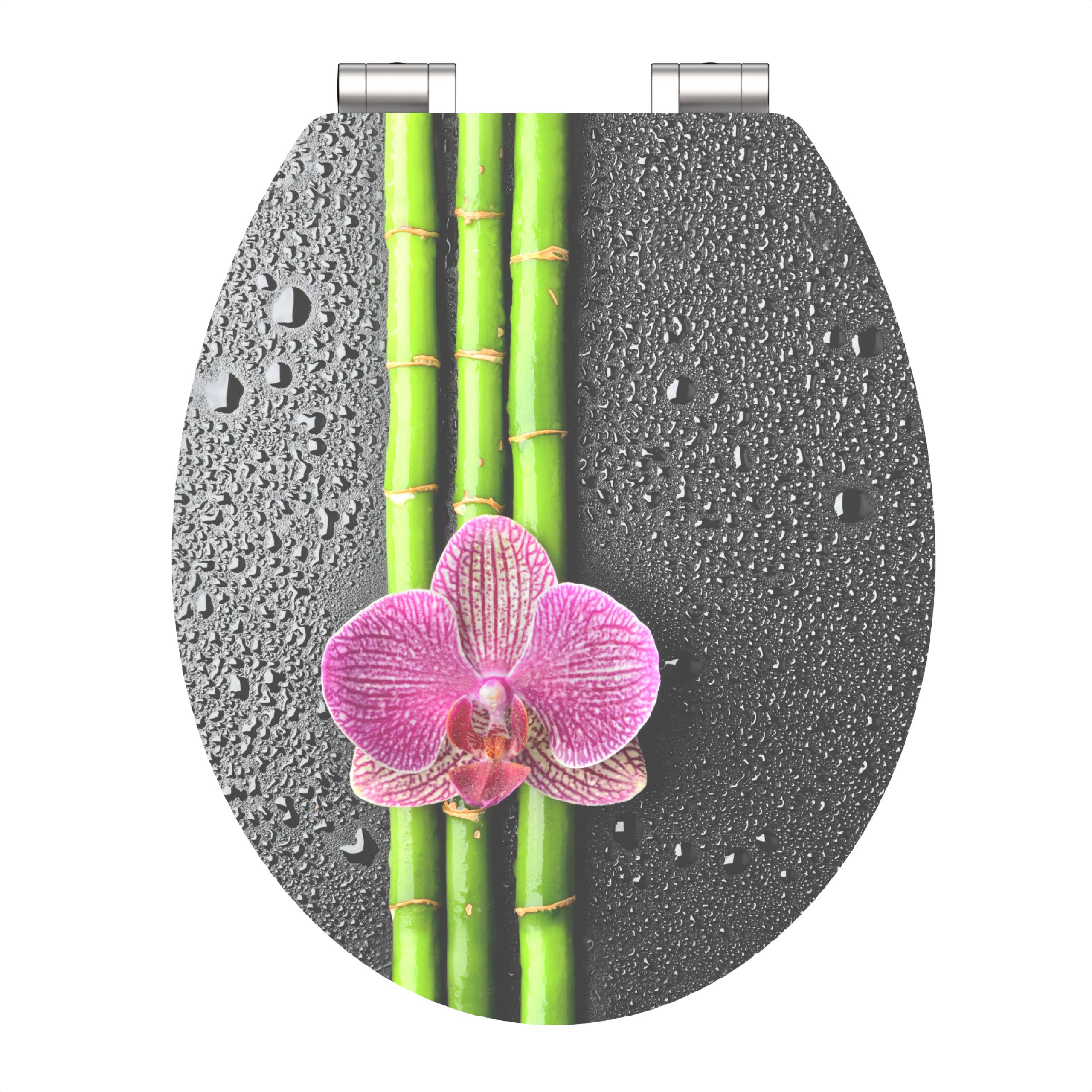 MDF HG WC-Sitz ASIA, mit Absenkautomatik