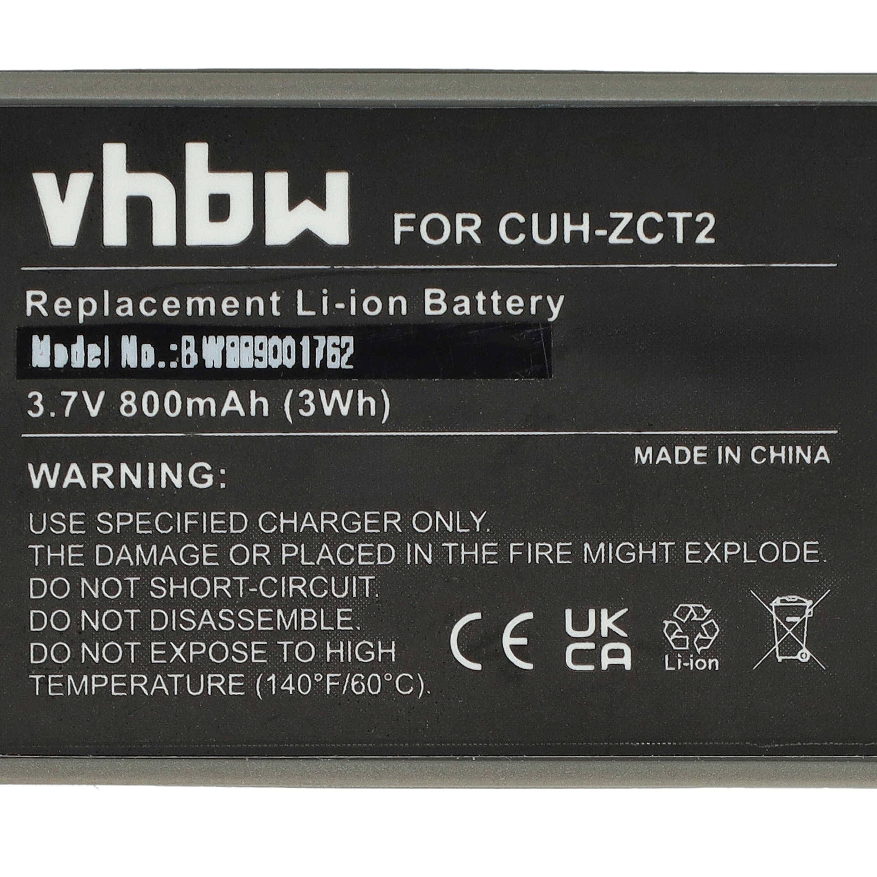 vhbw Akku Ersatz für Sony KCR1410, LIP1522 für Controller (800 mAh, 3,7 V, Li-Ion)