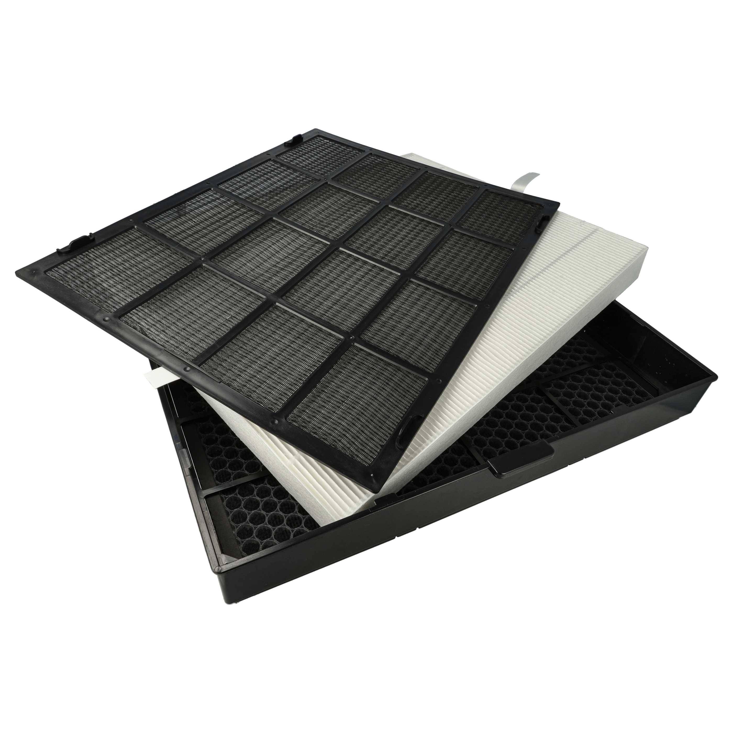 vhbw 1x Luftilter kompatibel mit Ideal AP30 AEON Blue, AP30 Luftreiniger - Kombifilter Vorfilter + HEPA + Aktivkohle