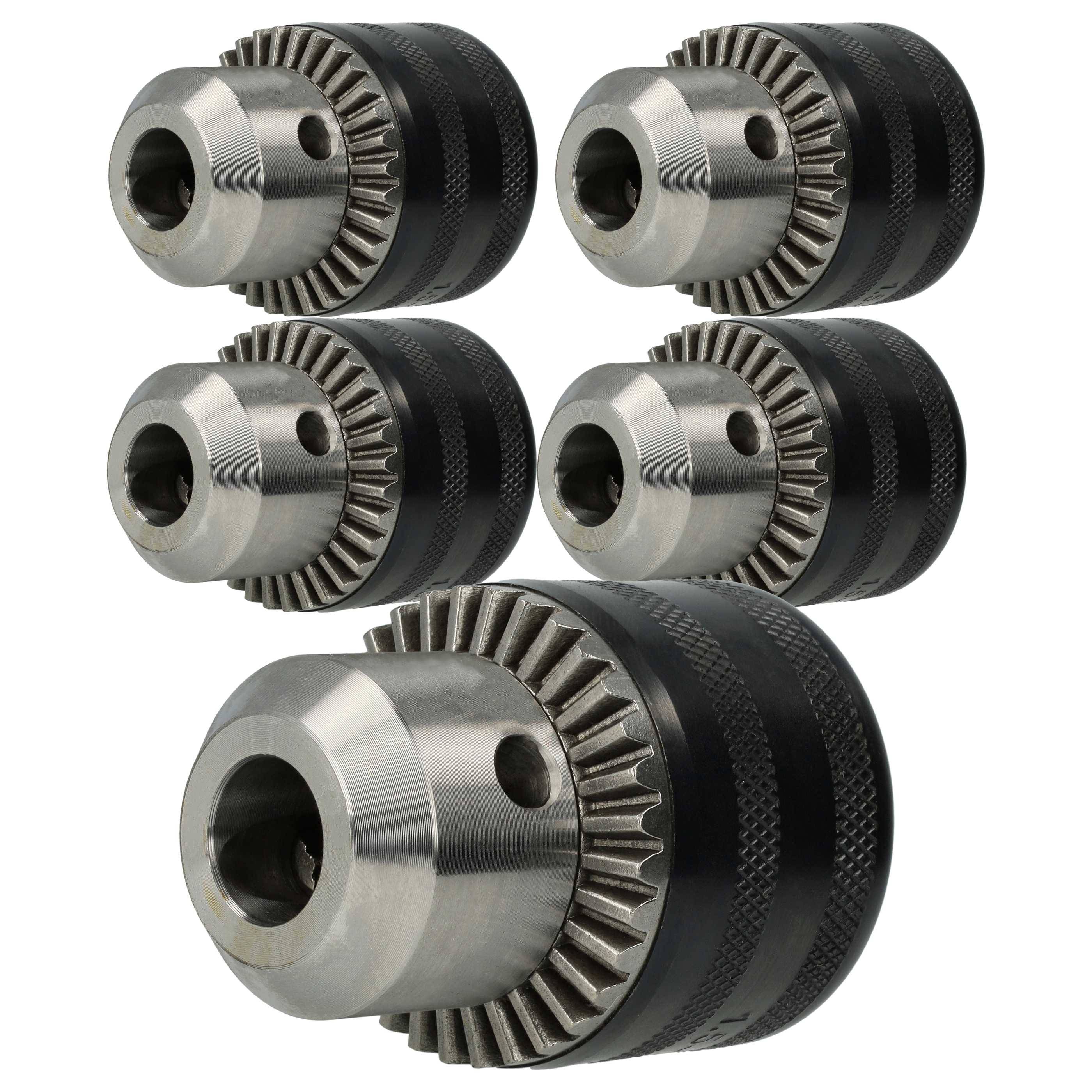Kress 5x Zahnkranzbohrfutter 1,5 - 13mm - 13mm (1/2") x 20 kompatibel mit Dewalt Bohrmaschinen, Schlagbohrer