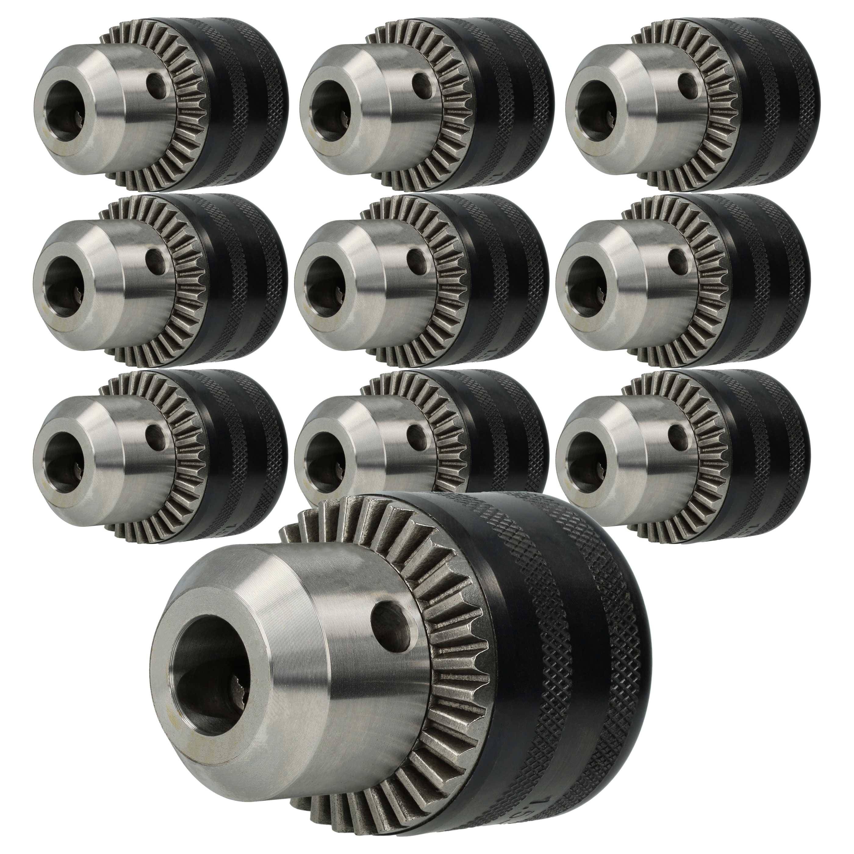 Kress 10x Zahnkranzbohrfutter 1,5 - 13mm - 13mm (1/2") x 20 kompatibel mit Fein Bohrmaschinen, Schlagbohrer