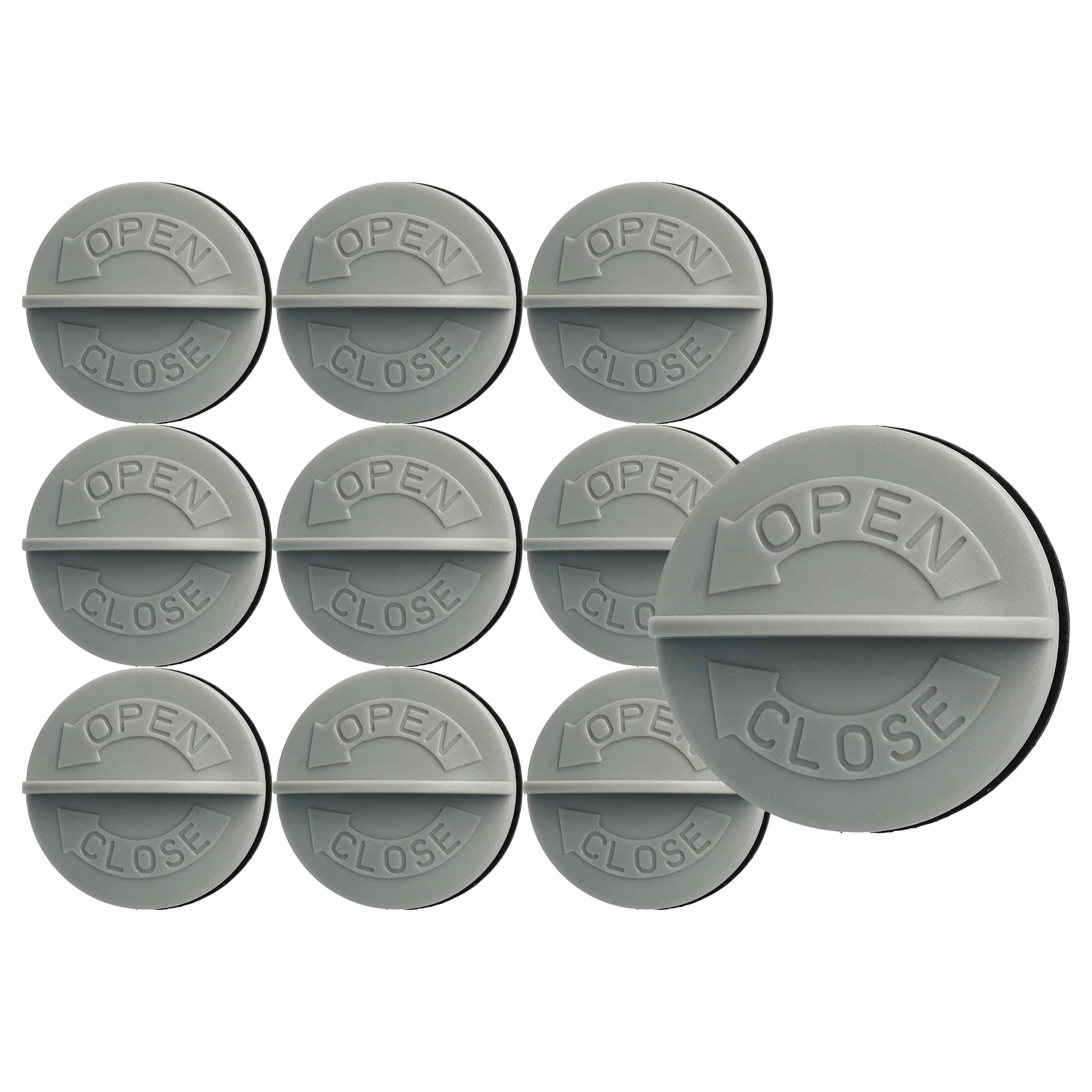 vhbw 10x Patronenfilter Verschlussschraube kompatibel mit Storch VarioVac 22 Staubsauger Grau Weiß