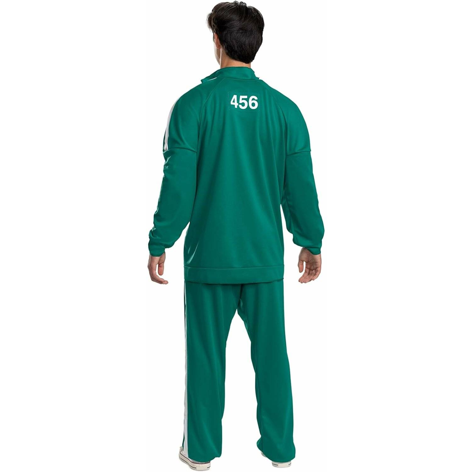 Squid Game Spieler 456 Kostüm, Trainingsanzug mit Jacke und Hose M