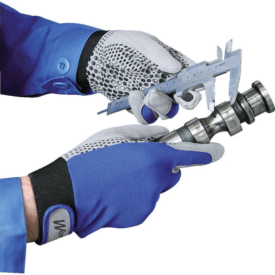 Work Schutzhandschuh SecuGrip® VD, EN 388, blau/grau, Größe 8, EN 388, Kat. II