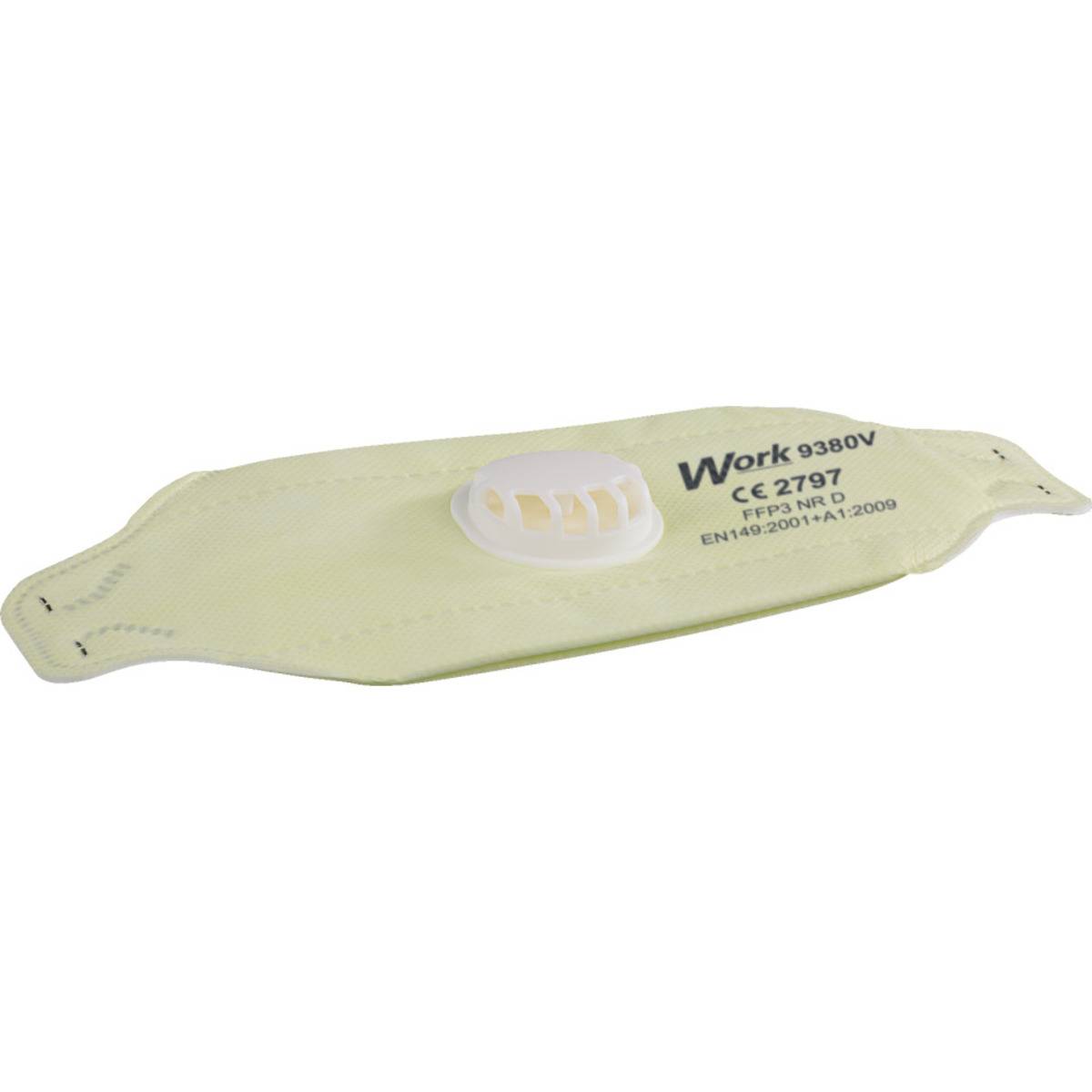 Work Serie 9000 filtrierende Halb-/Feinstaubfaltmaske 9380V, FFP3NRD, EN149, 20/VE