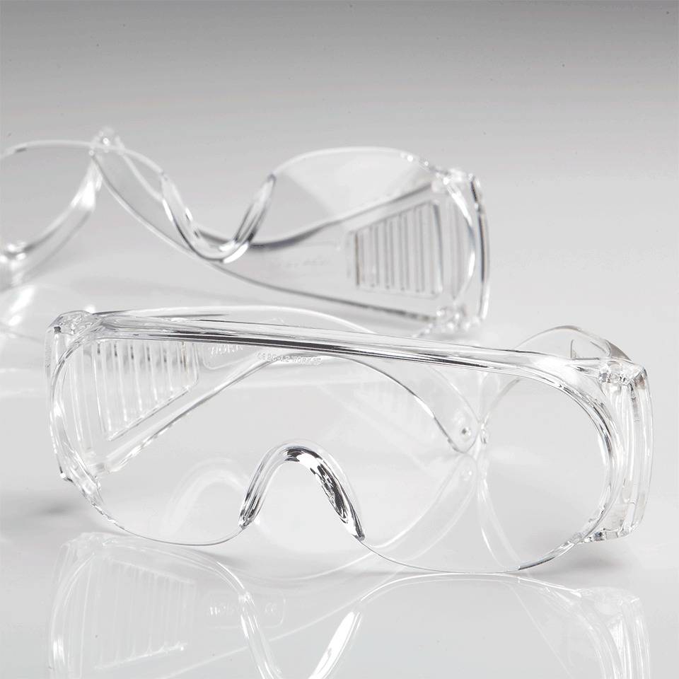 Work Schutzbrille C4 Visi, EN 166, Polycarbonat, farblos, kratzfest, 41g