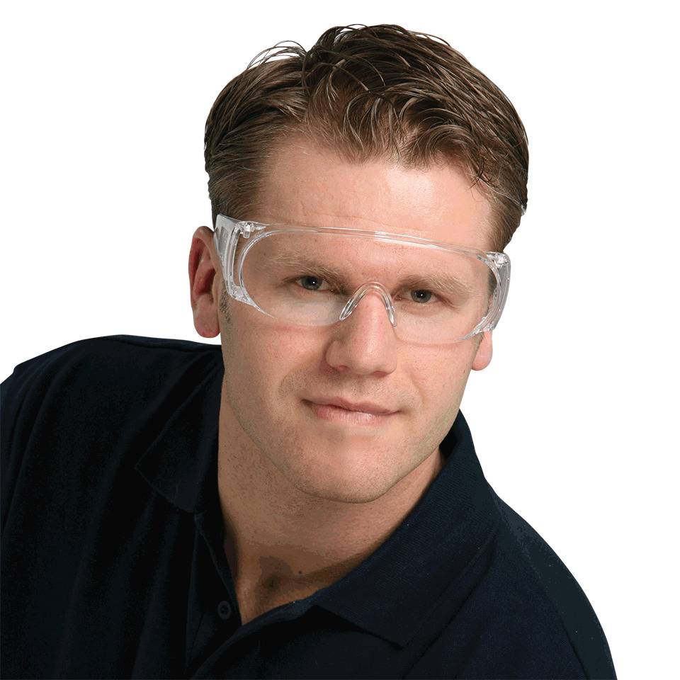 Work Schutzbrille C4 Visi, EN 166, Polycarbonat, farblos, kratzfest, 41g