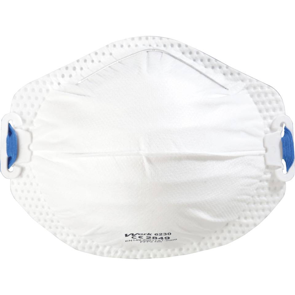 Work Serie 6000 filtrierende Halb-/Feinstaubmaske 6230 FFP2, ohne Ventil, 20/VE