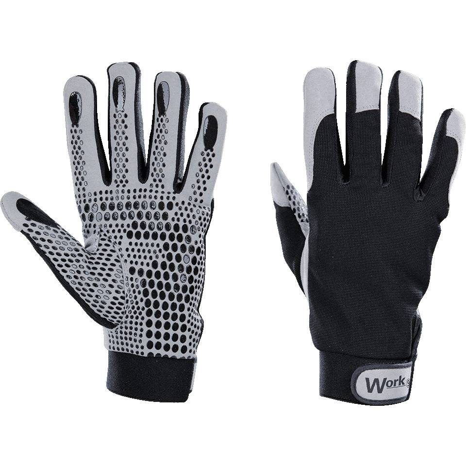 Work Schnitt-Schutzhandschuh SecuGrip® VCD, EN 388, Level 4X33C, sw/gr, Größe 8, EN 388