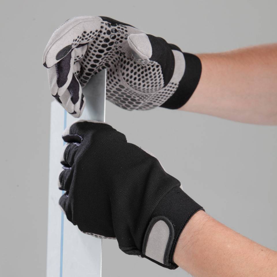 Work Schnitt-Schutzhandschuh SecuGrip® VCD, EN 388, Level 4X33C, sw/gr, Größe 9, EN 388