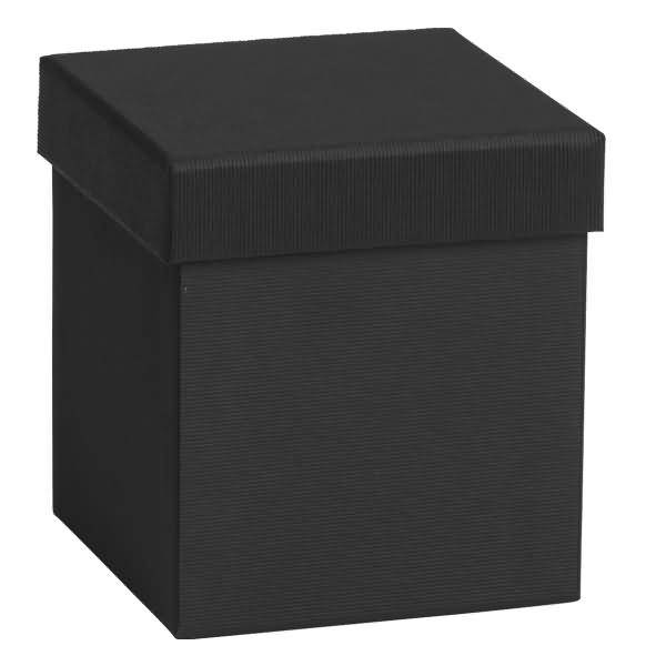 Geschenkbox 11x11x12cm One Colour schwarz
