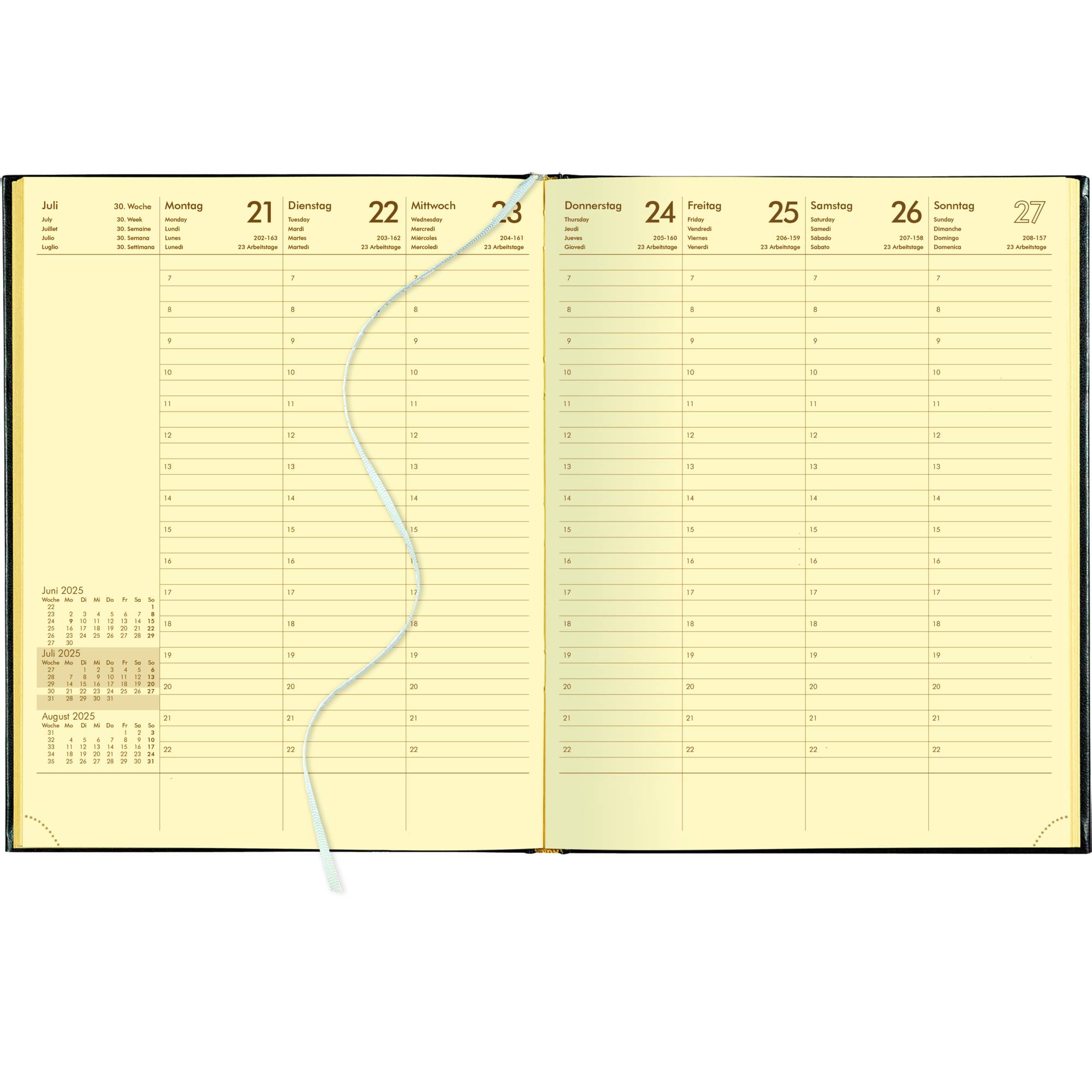 ZETTLER Wochenbuch 728-0021 1W/2S
