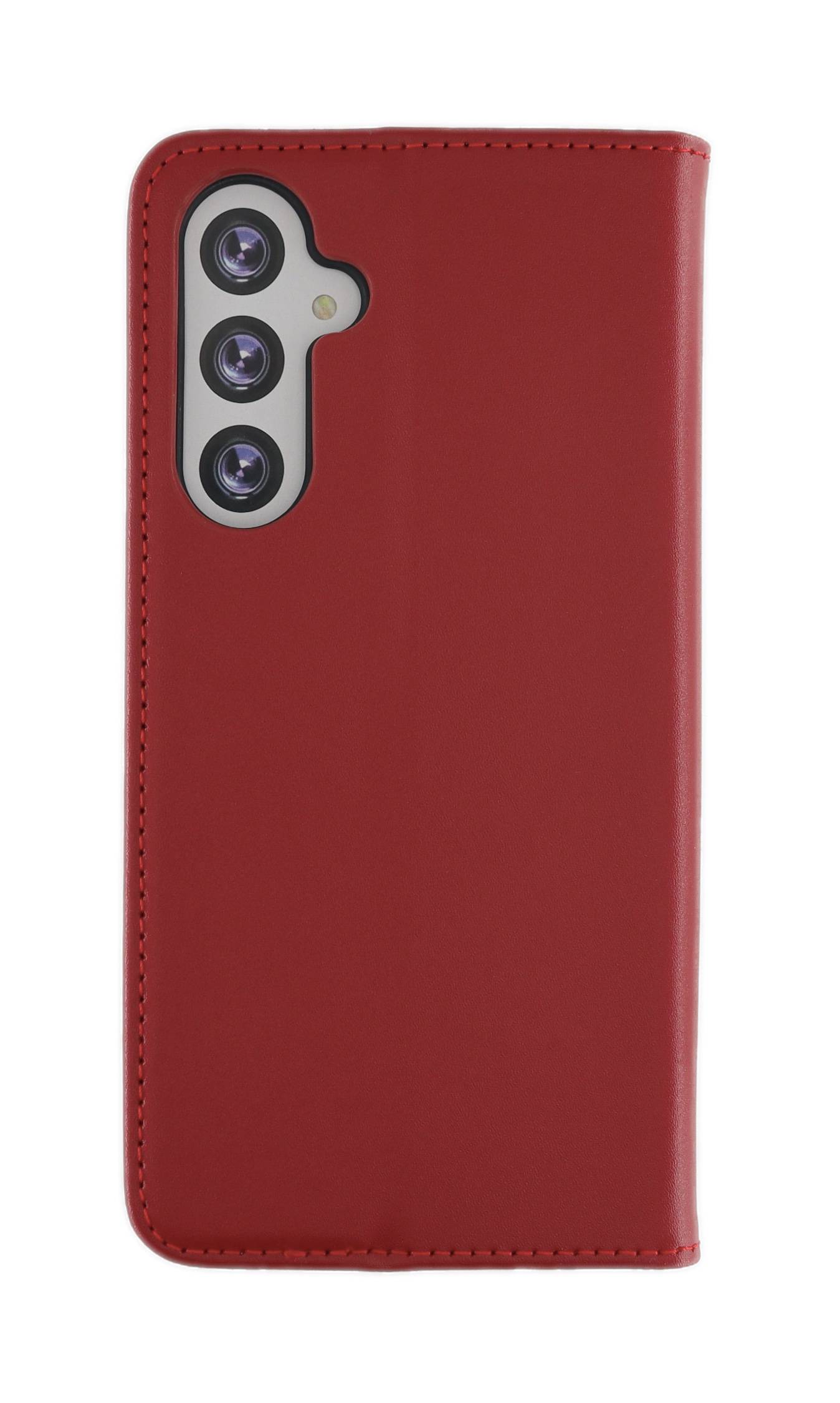 JAMCOVER Echt Leder Bookcase für Samsung Galaxy S23 FE 5G - Handytasche mit Kartenfach und Standfunktion