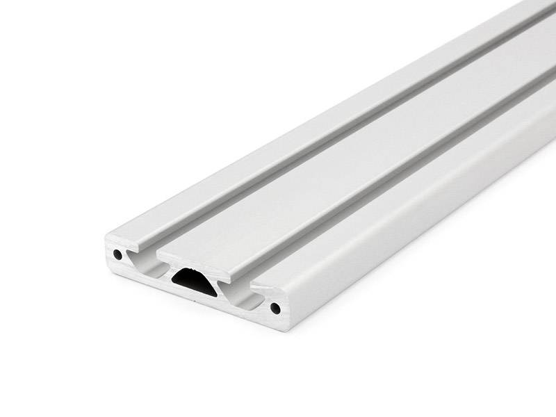 Aluminiumprofil 80x16S I-Typ Nut 8 (schwer), silber eloxiert. Aluminium Profil 80x16 Alu Profil 80 x 16 Montage- Systemprofil 140mm