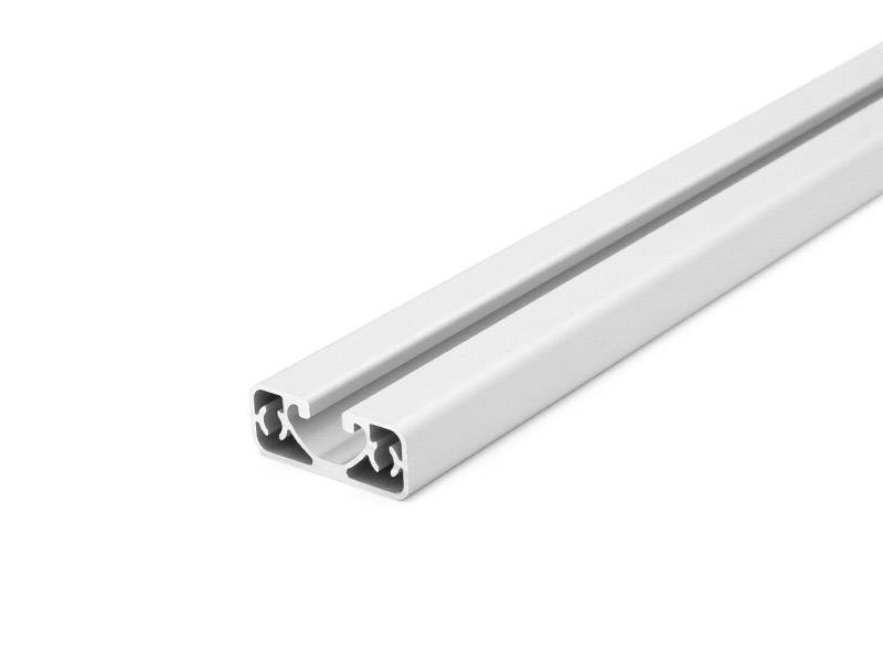 Aluminiumprofil 40x16E I-Typ Nut 8 (ultraleicht), silber eloxiert. Aluminium Profil 40x16 Alu Profil 40 x 16 Montage- Systemprofil 1420mm