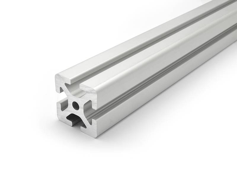 Aluminiumprofil 40x40S I-Typ Nut 8 (schwer), silber eloxier. Aluminium Profil 40x40 Alu Profile 40 x 40 Montage- Systemprofil 400mm