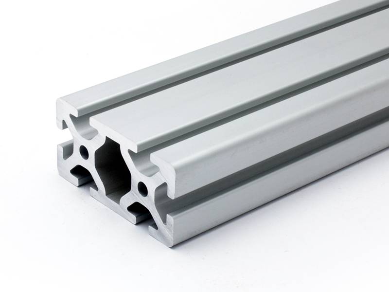 Aluminiumprofil 40x80S I-Typ Nut 8 (schwer), silber eloxier. Aluminium Profil 40x80 Alu Profile 40 x 80 Montage- Systemprofil 1530mm