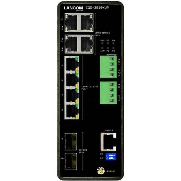 R&S LANCOM IGS-3510XUP Managed Layer-3-lite-Sw. 10 Port POE+