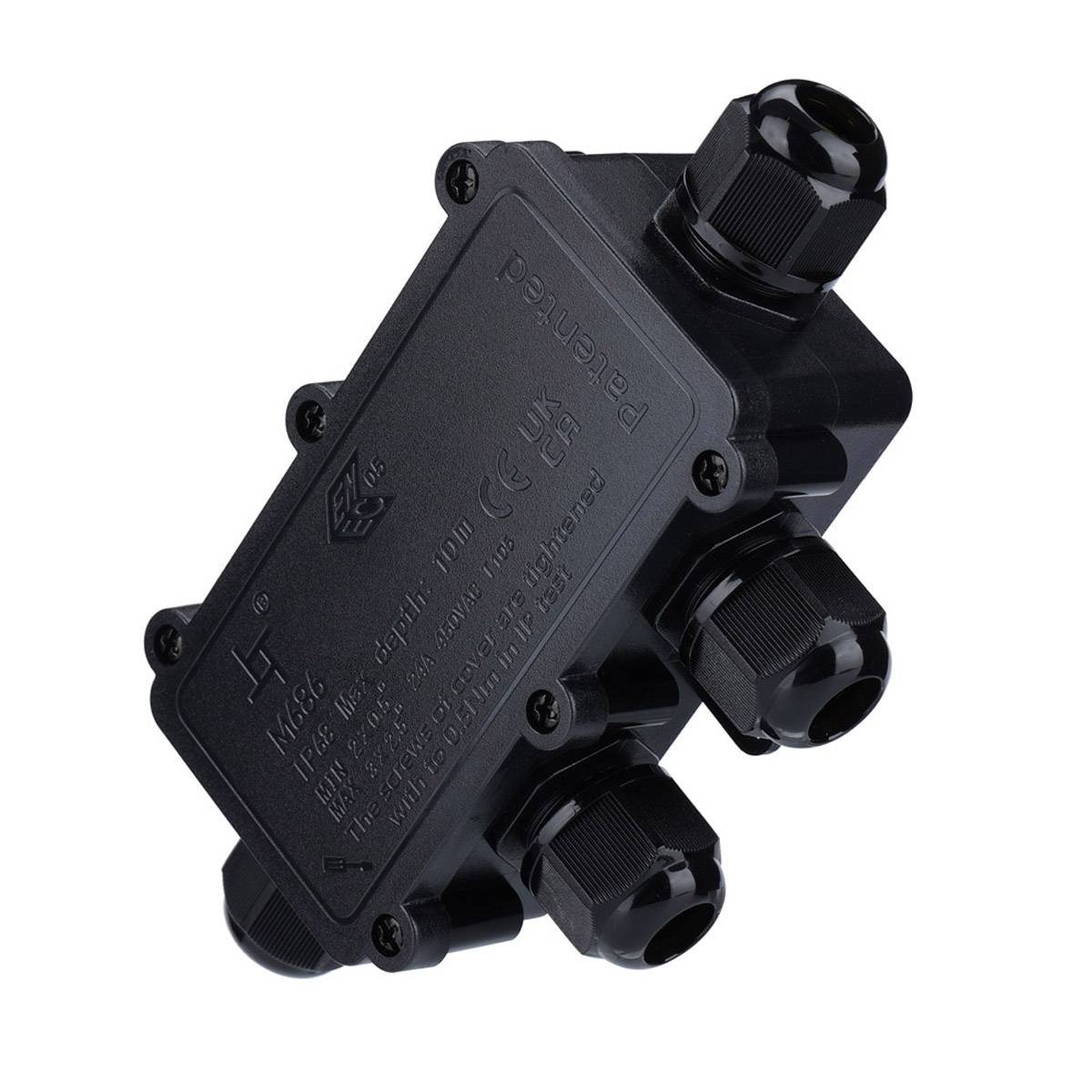 Kabelmuffe Abzweigdose Verteilerdose Kabelbox IP68 Wasserdicht 4-Fach Dose