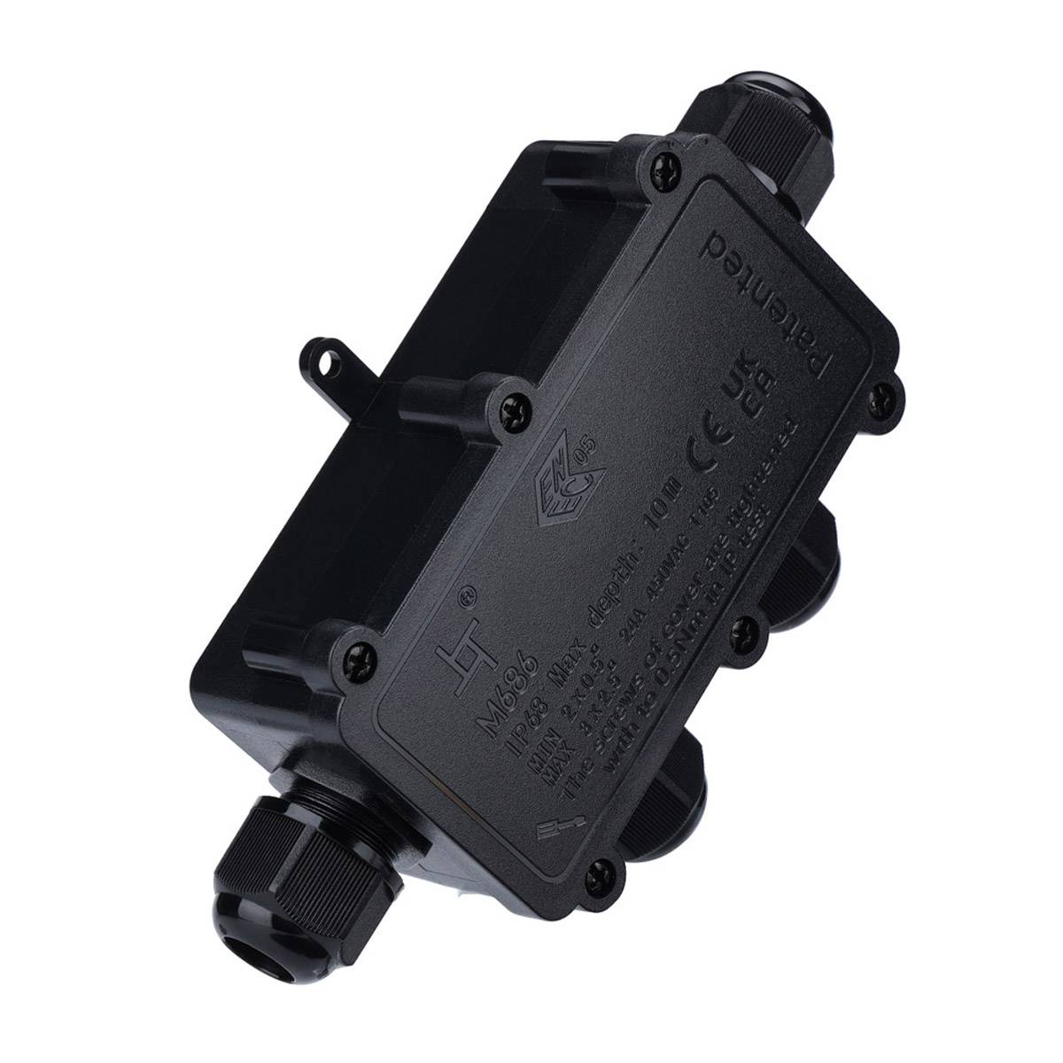 Kabelmuffe Abzweigdose Verteilerdose Kabelbox IP68 Wasserdicht 4-Fach Dose