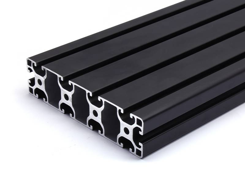 Aluminiumprofil schwarz 40x160L I-Typ Nut 8 (leicht). Aluminium Profil 40x160 Alu Profil 40 x 160 Montage- Systemprofil 510mm