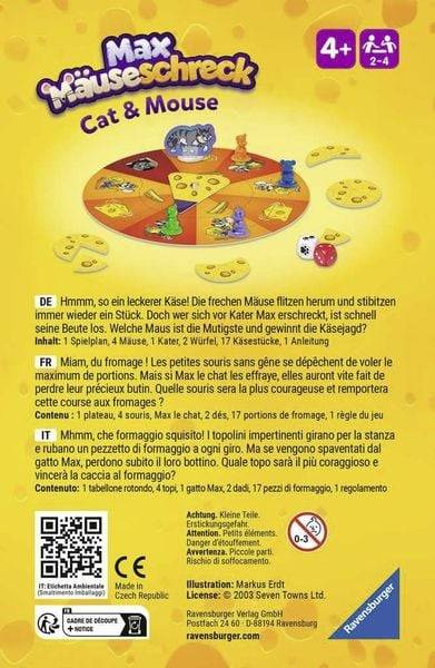 Ravensburger - Max Mäuseschreck, Reisespiel