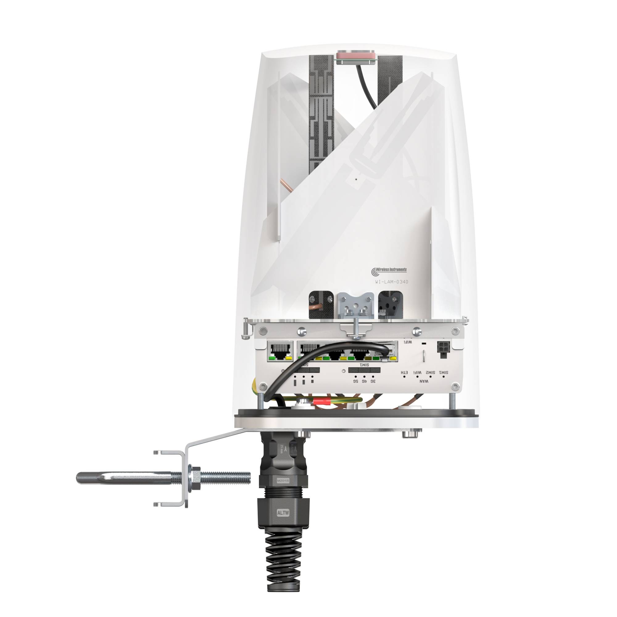 QuSpot AX50S All-in-One Rundstrahlantenne für RUTX50 5G Router