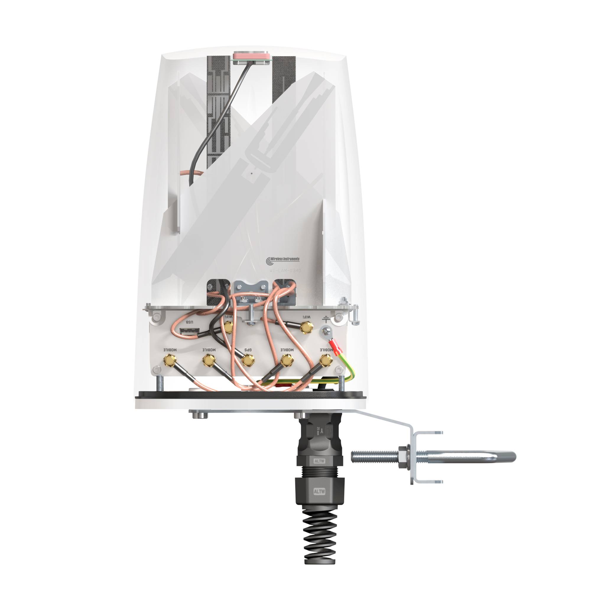 QuSpot AX50S All-in-One Rundstrahlantenne für RUTX50 5G Router