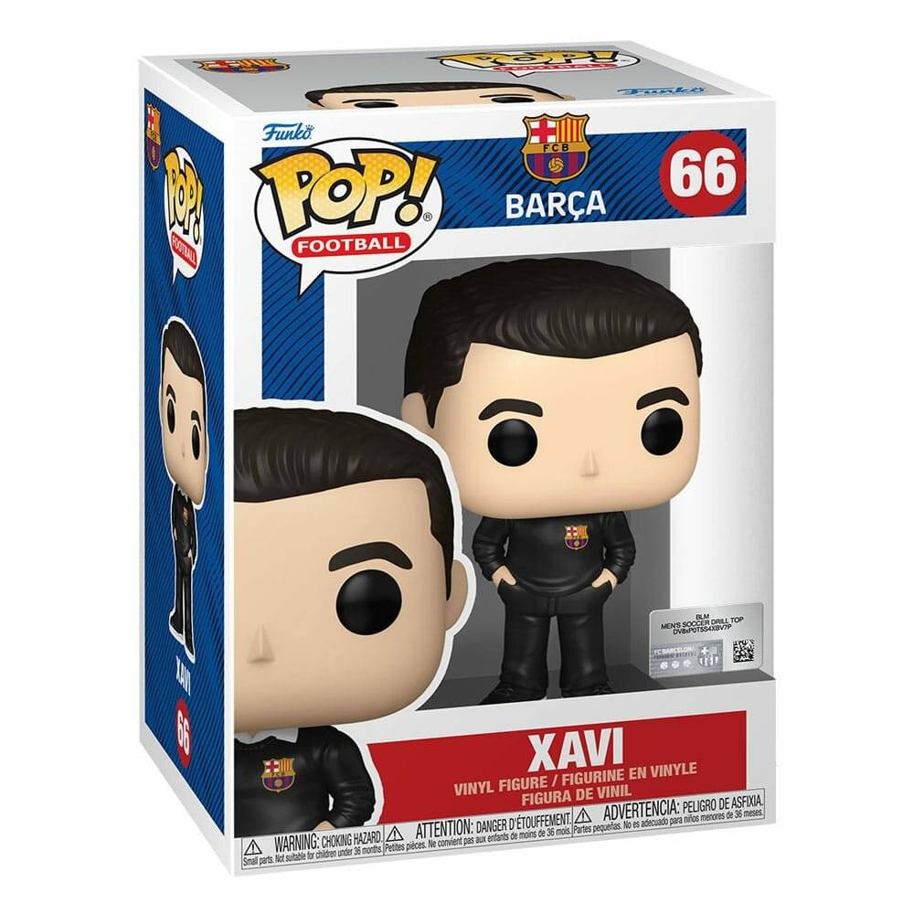 EFL POP! Football Vinyl Figur Barcelona - Xavi w/ CH 9 cm Sortiment (6)