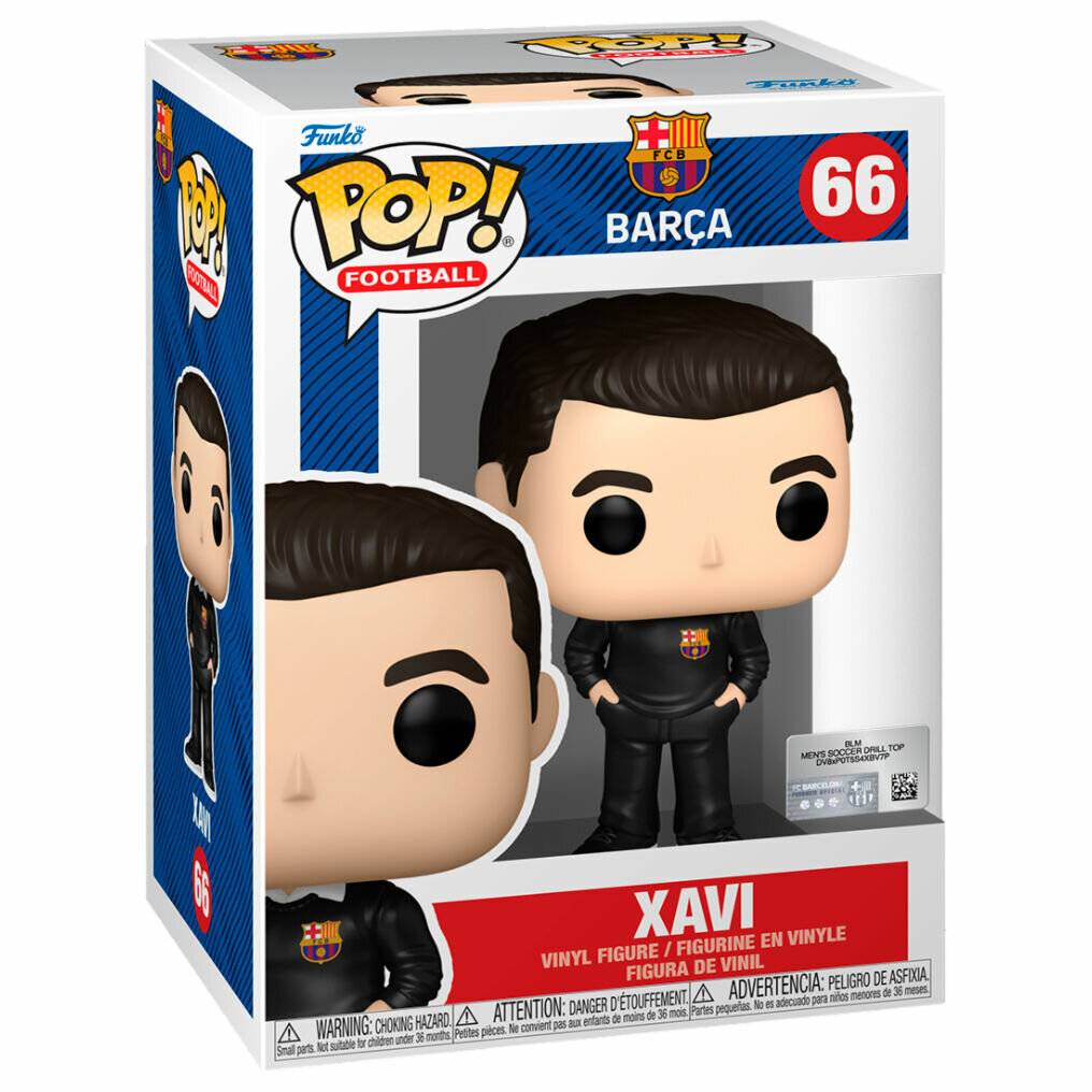 EFL POP! Football Vinyl Figur Barcelona - Xavi w/ CH 9 cm Sortiment (6)