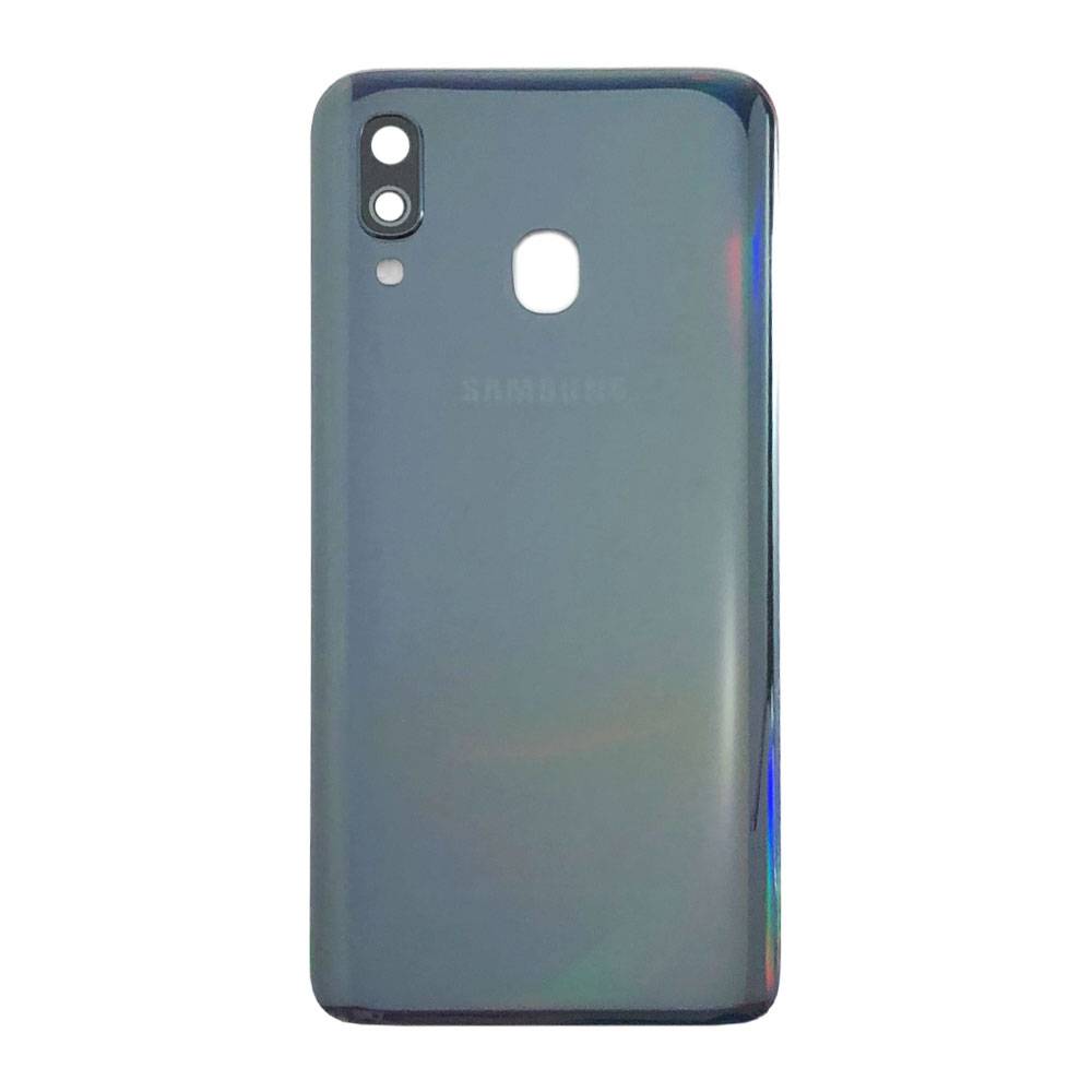 Samsung GH82-19406A Akkudeckel Deckel für Galaxy A40 A405F + Klebepad Schwarz Neu