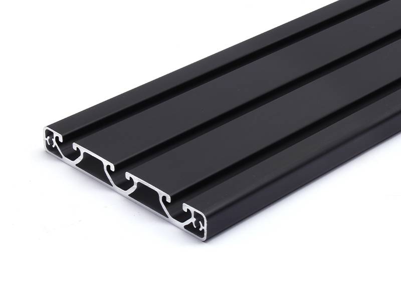 Aluminiumprofil schwarz 16x120E I-Typ Nut 8 (ultraleicht). Aluminium Profil 16x120 Alu Profil 16 x 120 Montage- Systemprofil 1760mm