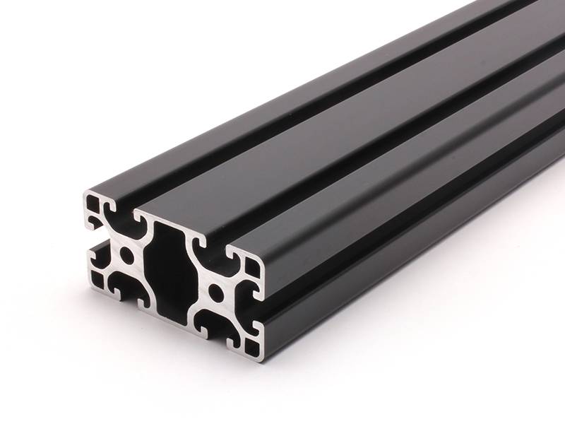 Aluminiumprofil schwarz 40x80L I-Typ Nut 8 (leicht). Aluminium Profil 40x80 Alu Profil 40 x 80 Montage- Systemprofil 310mm