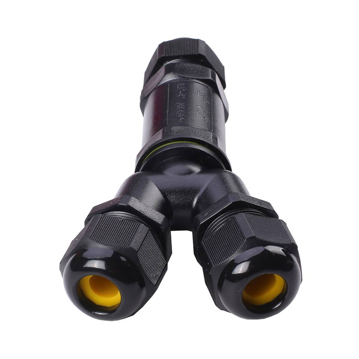 Kabelmuffe Abzweigdose Kabelverbinder IP68 Wasserdicht Erdkabel 2x3 Pin Y-Muffe