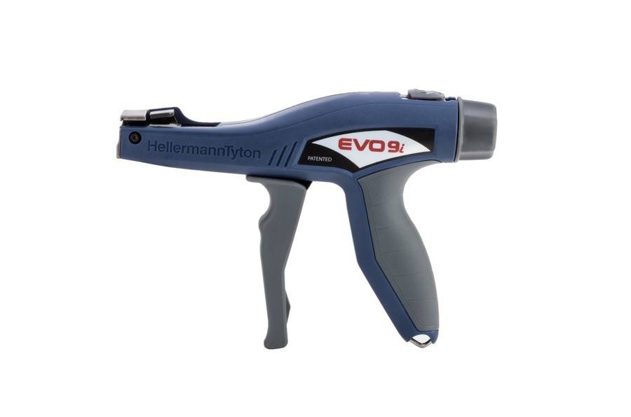HellermannTyton Kabelbinderabbindewerkzeug EVO9i-MET/PL-BU