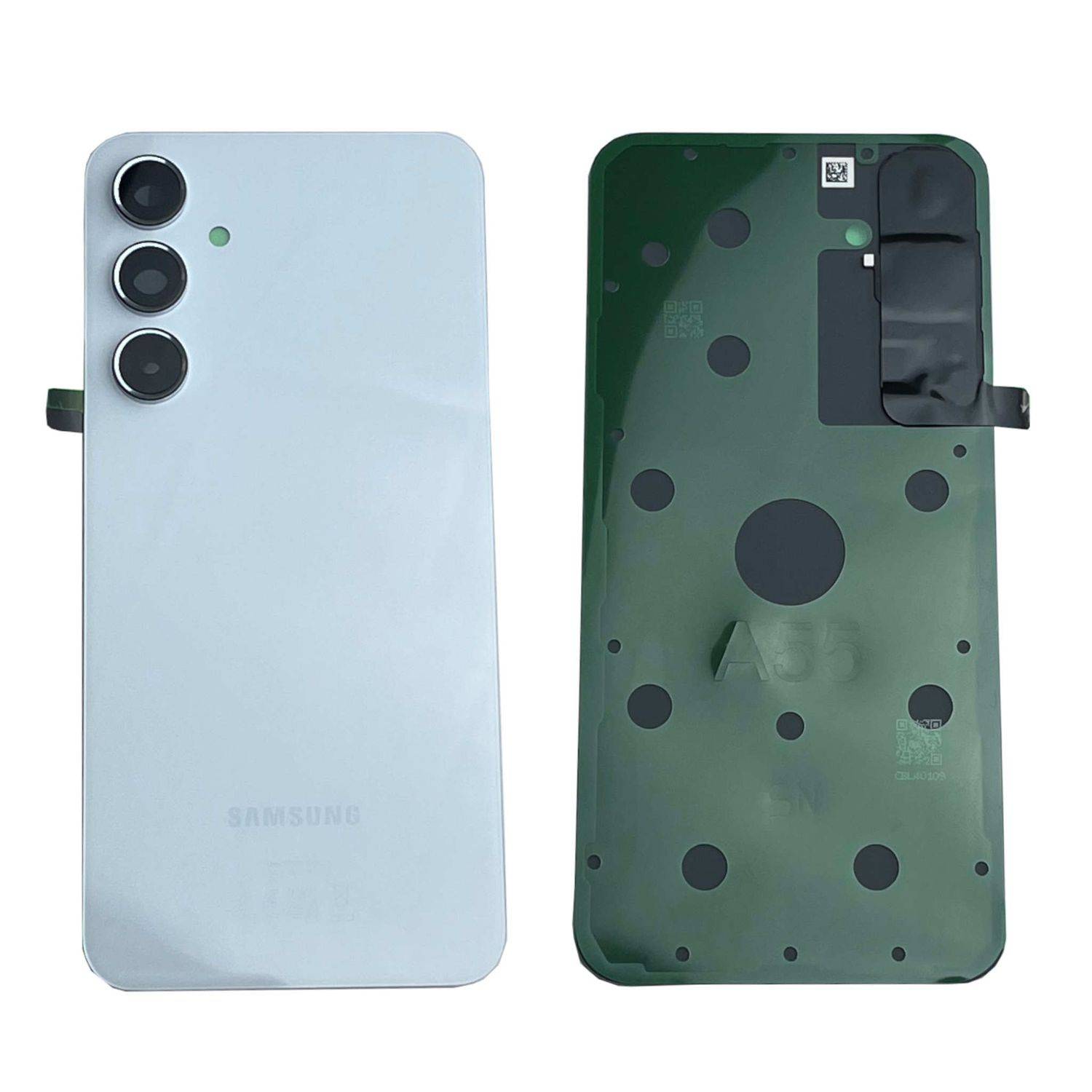 Akkudeckel Back Cover Akku Fach Deckel für Samsung Galaxy A55 5G GH82-34284B Awesome Iceblue Ersatzteil