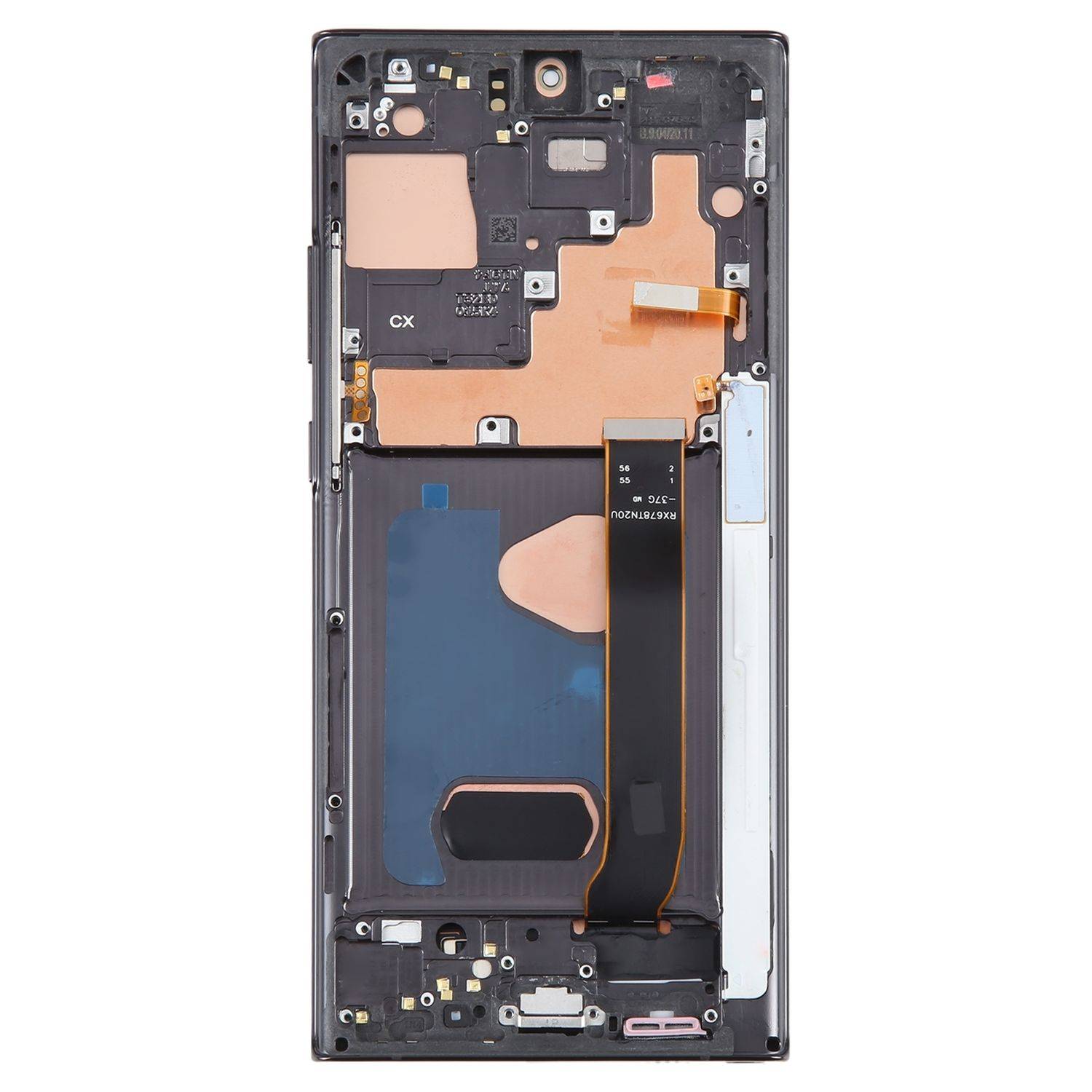 Für Samsung Galaxy Note 20 Ultra 5G SM-N986B Display Full OLED LCD mit Rahmen Einheit Touch Ersatzteil Reparatur Schwarz